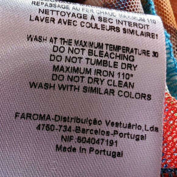 MALOKA Portugal sheer tunic blouse Sz 2 Mother PEARL buttons ART TO WEAR EUROPE - Picture 12 of 14